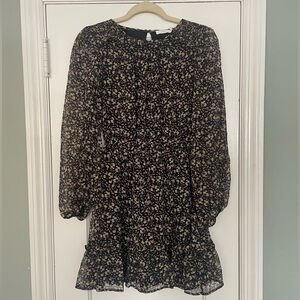 Black floral dress - women’s small